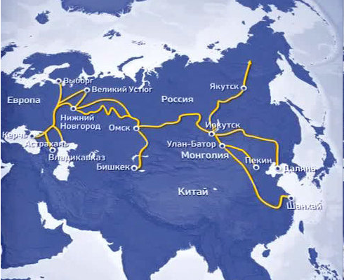Маршрут Сибирского тракта